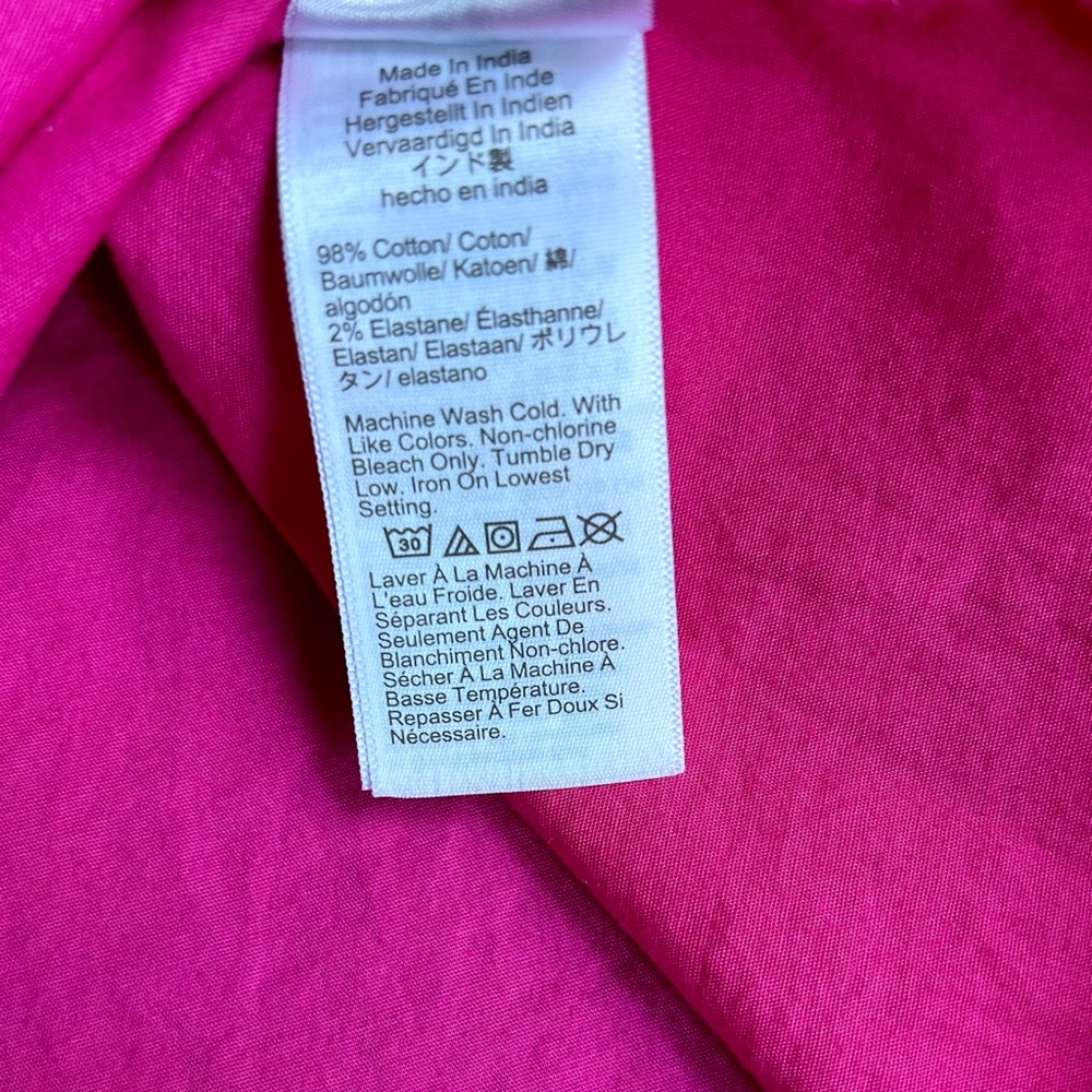 J.Crew Sleeveless Ruffle Hot Pink Top - Picture 9 of 9